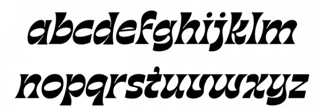 Nostalgic Serenade Italic Polices MINUSCULES