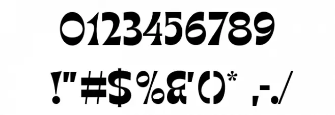 Nostalgic Serenade Polices AUTRES CHARS