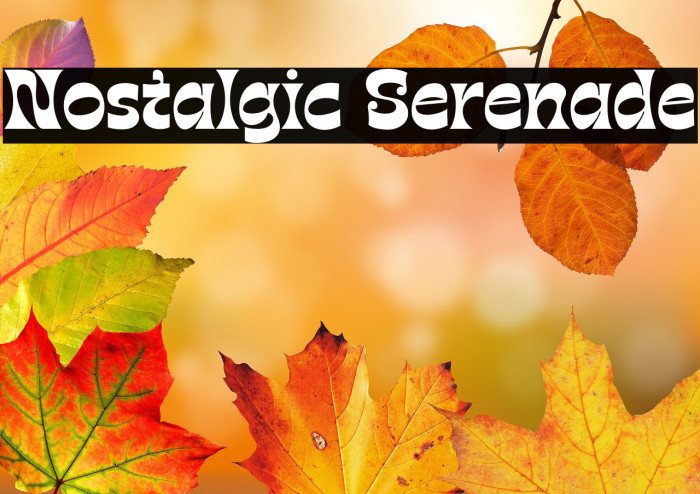 Nostalgic Serenade Example 1