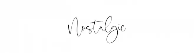 Nostalgic  नि: शुल्क फ़ॉन्ट्स डाउनलोड