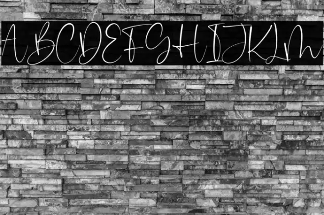 Nostalgic Font examples