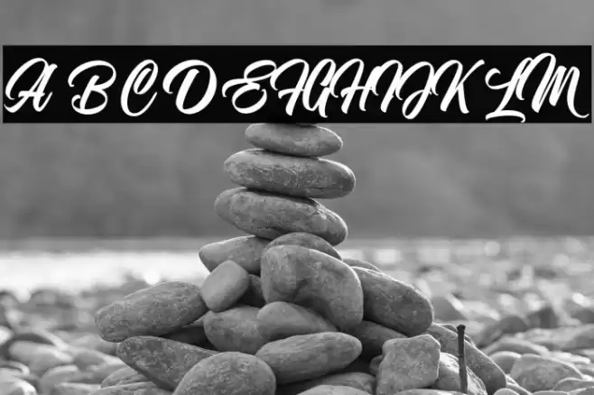 NostalgicScript Font examples