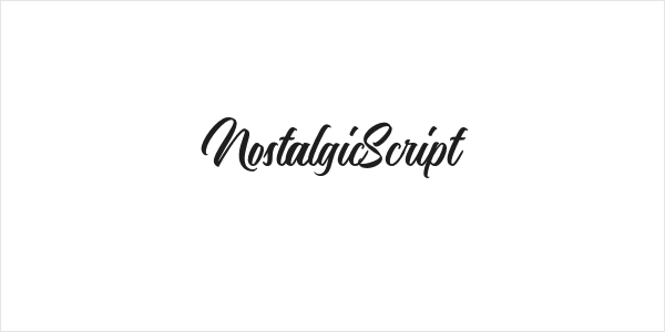 NostalgicScript Logo