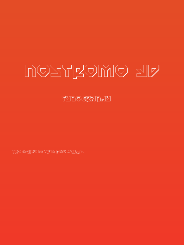Nostromo 3D Poster