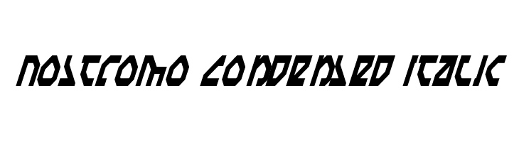 Nostromo Condensed Italic  Frei Schriftart Herunterladen