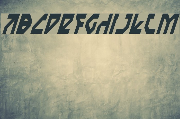 Nostromo Condensed Italic Font examples