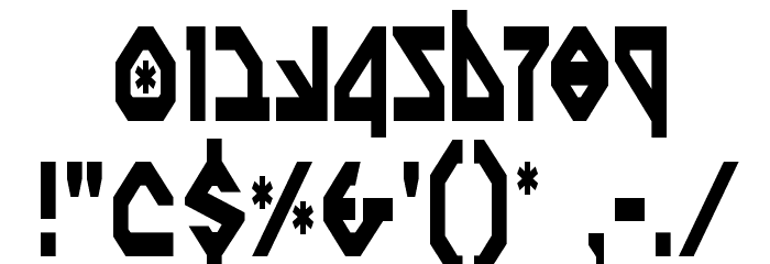 Nostromo Condensed Font OTHER CHARS