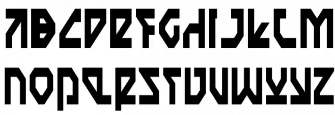 Nostromo Condensed Fonte MAIÚSCULAS
