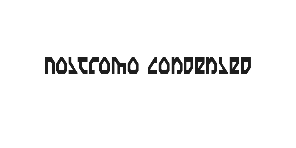 Nostromo Condensed Logo