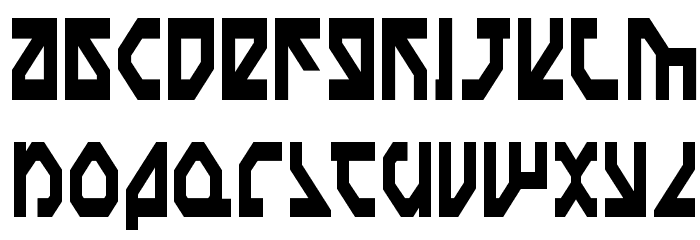 Nostromo Condensed Font LOWERCASE