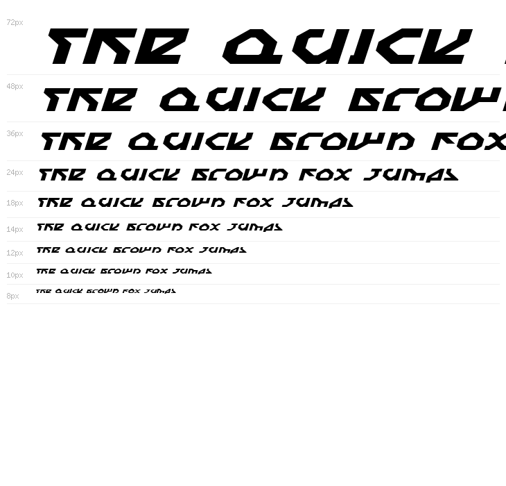 Nostromo Expanded Italic Waterfall