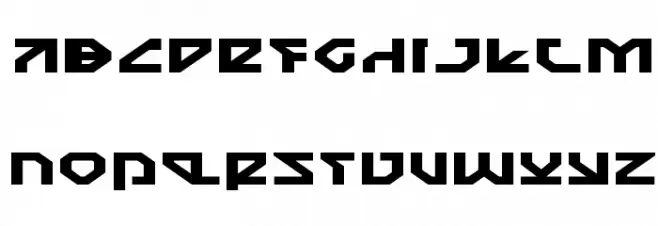 Nostromo Expanded Шрифта ВЕРХНИЙ