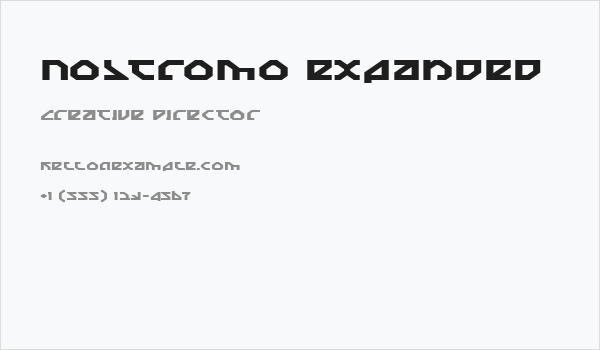Nostromo Expanded Business Card