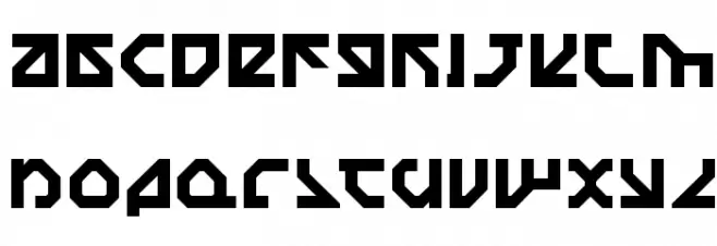 Nostromo خط أحرف صغيرة