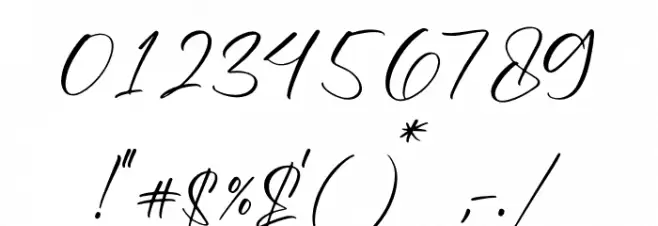 Nosttalgic Font OTHER CHARS