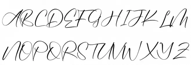 Nosttalgic Font Litere mari