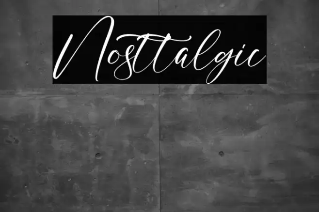 Nosttalgic Example 3