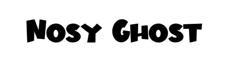 Nosy Ghost  免费字体下载