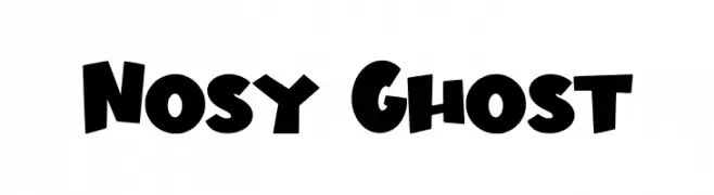 Nosy Ghost  नि: शुल्क फ़ॉन्ट्स डाउनलोड