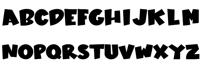 Nosy Ghost Font LOWERCASE