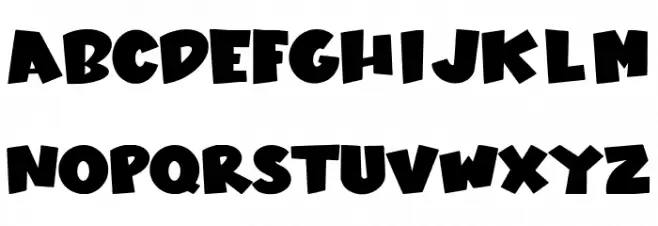 Nosy Ghost Font LOWERCASE