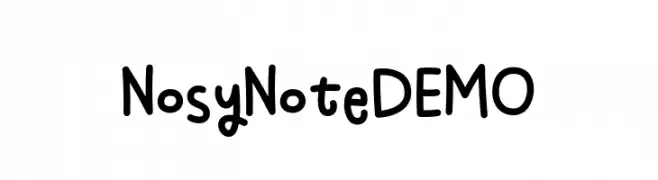 Nosy Note DEMO  Fuentes Gratis Descargar