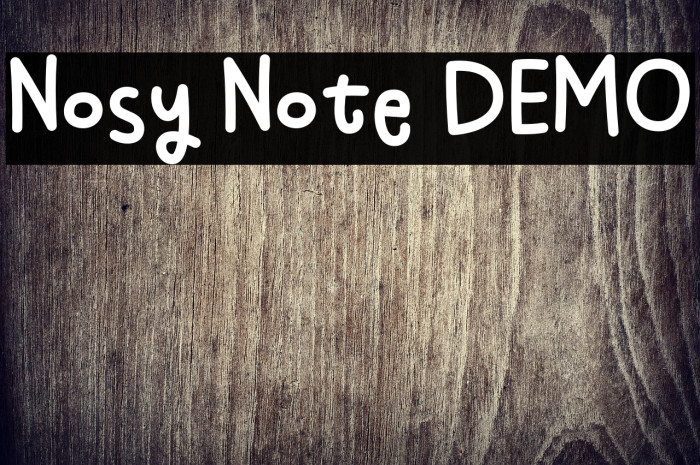 Nosy Note DEMO Example 1