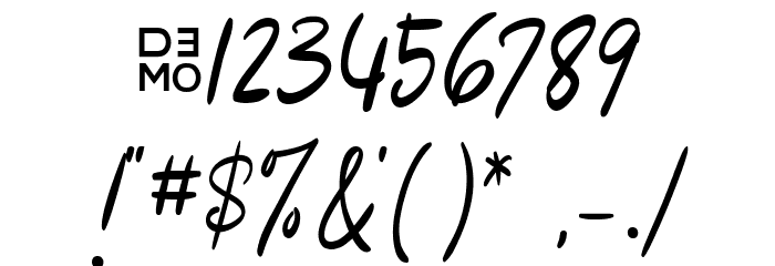 Not Bad_demo Font OTHER CHARS