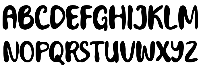 Not Fantastic Font LOWERCASE