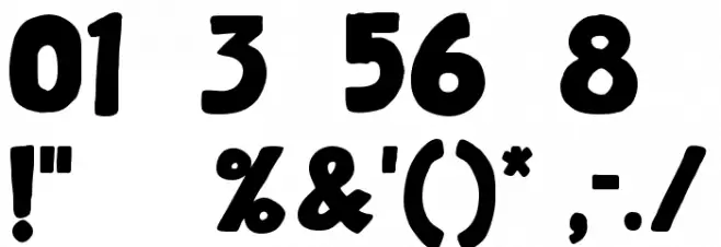 Not Found Font OTHER CHARS