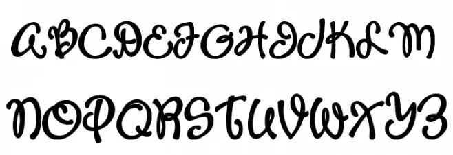 Not His Angel Font Litere mari