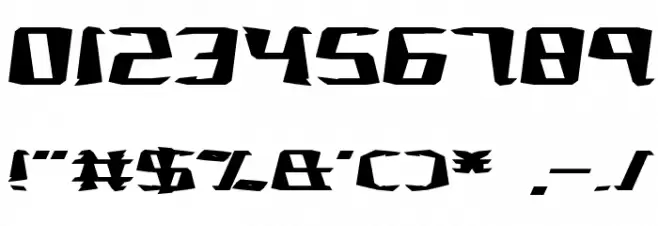 Not Quite Right BRK Font OTHER CHARS