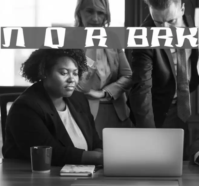 Not Quite Right BRK Font examples