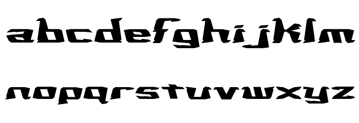 Not Quite Right BRK Font LOWERCASE