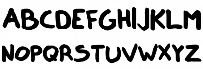 Not Really Schriftart Groß