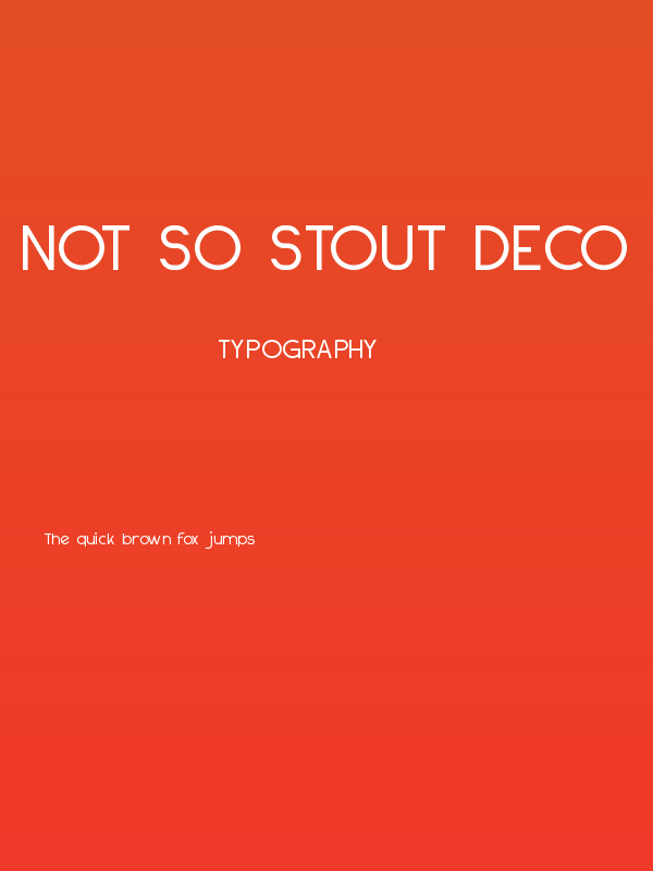 Not So Stout Deco Poster