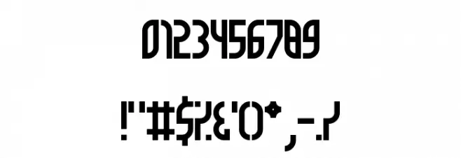 Not Sure If Weird Or Just Regular Regular Font OTHER CHARS