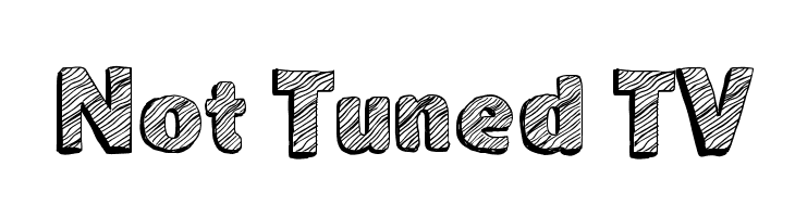 Not Tuned TV Font