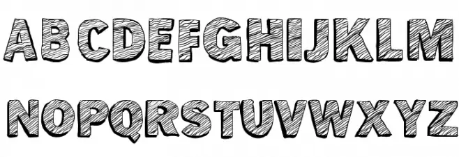 Not Tuned TV Font UPPERCASE