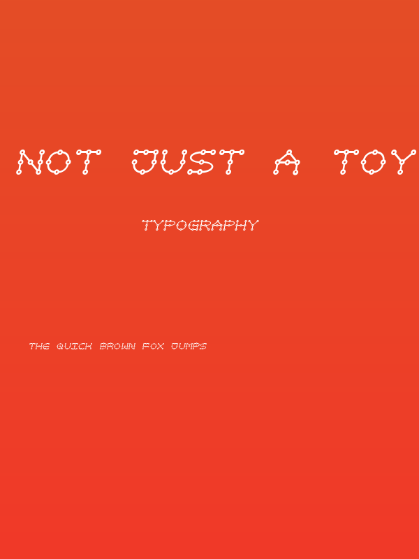 Not just a toy Poster