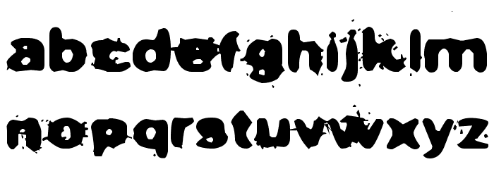 Not now I have a headache! Font LOWERCASE