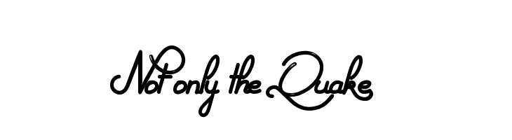 Not only the Quake Font