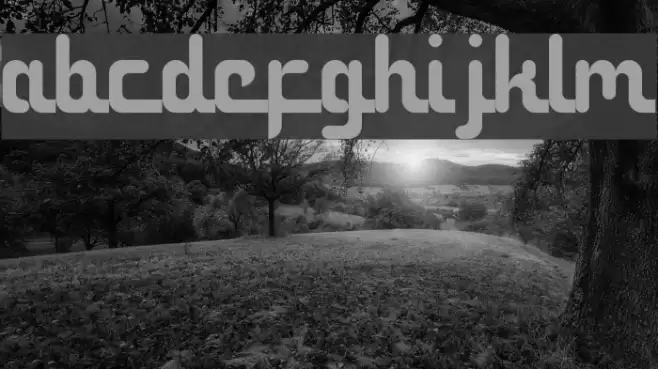 Not the middle east Font examples