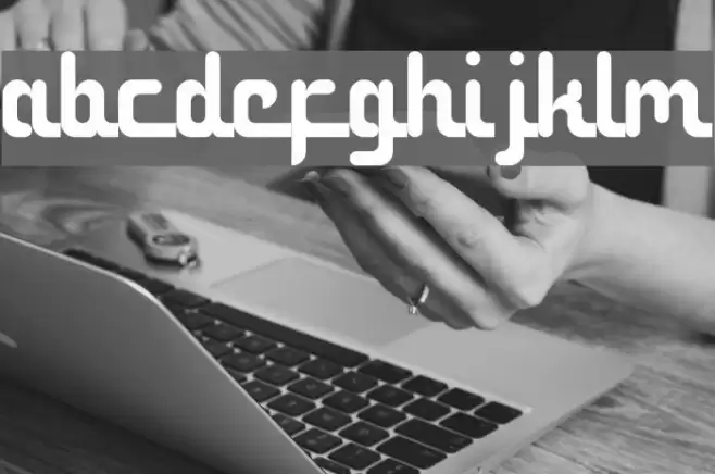 Not the middle east Font examples