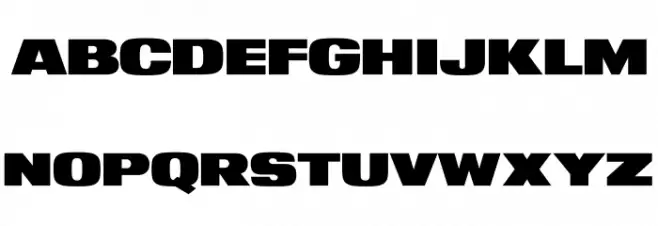 NotANumber Schriftart Groß