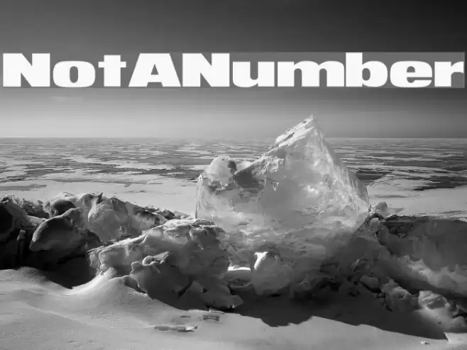 NotANumber Font examples