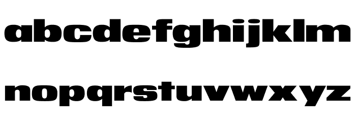 NotANumber Font LOWERCASE