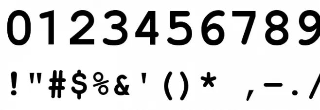 NotCourier-sans-Bold Font OTHER CHARS