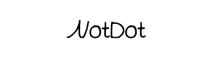 NotDot  Descarca Fonturi Gratis