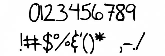 NotDot फ़ॉन्ट अन्य घर का काम